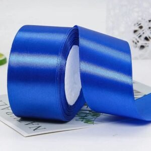 25 Yard Blue Satin Ribbon 1 1/2”
