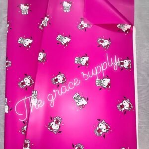 Hot pink solid skull hello kitty