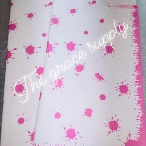 Pink bloody paper