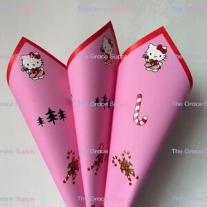 Pink Hello kitty paper