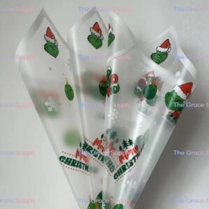 White translucent Grinch paper