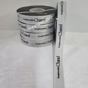 White Irreplaceable Chanel ribbon