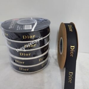 Black Dior Ribbon