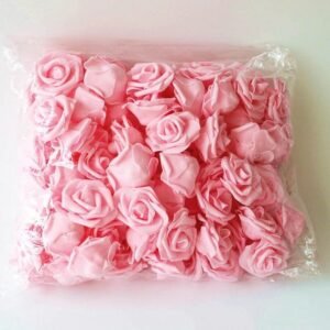 3” Melon Foam Roses Head