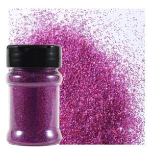 3oz Purple Glitter Bottle