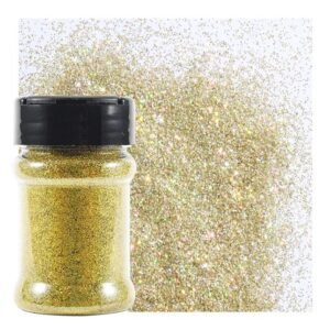 3oz Gold Glitter Bottle