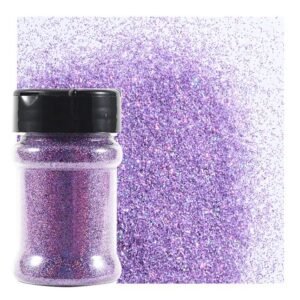 3oz Light Purple Glitter Bottle