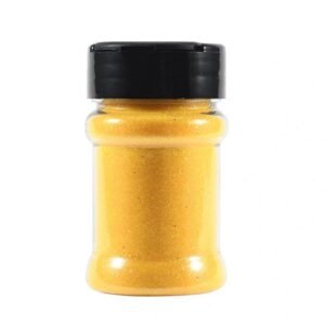 3oz Yellow Glitter Bottle