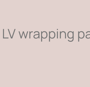 Pink LV wrapping paper