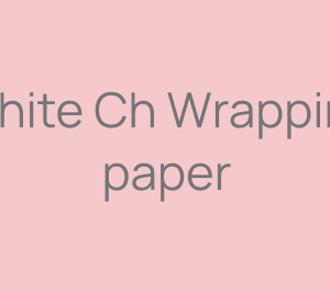 White Ch Wrapping paper