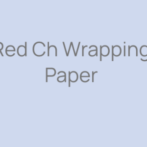 Red Ch Wrapping Paper