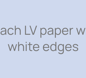 Peach LV paper with white edges