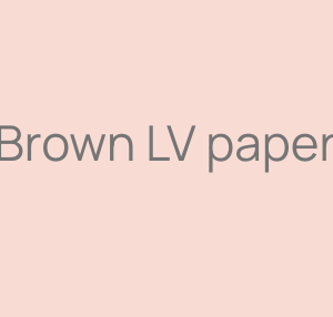 Brown LV paper