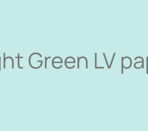 Light Green LV paper