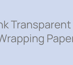 Pink Transparent LV Wrapping Paper