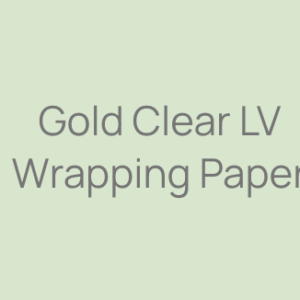 Gold Clear LV Wrapping Paper