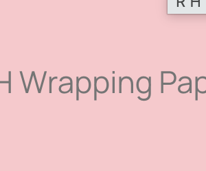 R H Wrapping Paper