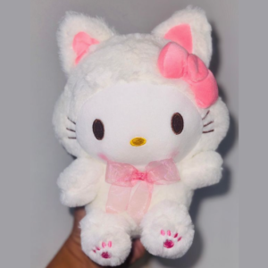 Pink Hello Kitty cat Hoodie Plushie