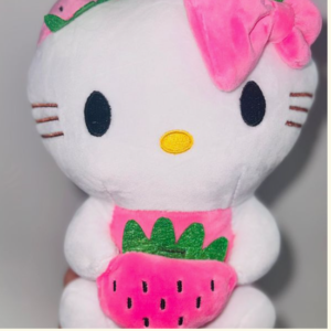 Pink Hello Kitty love plush