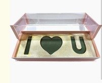 Acrylic Pink Deep Love Floral Gift Box with Fresh Foam