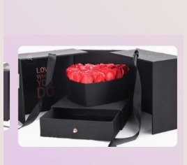 Black Magic cube box with drawer